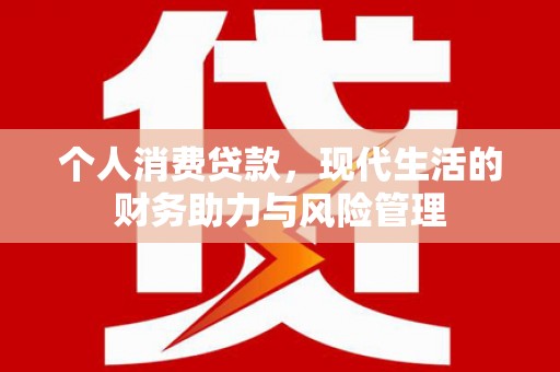 仙游个人消费贷款，现代生活的财务助力与风险管理