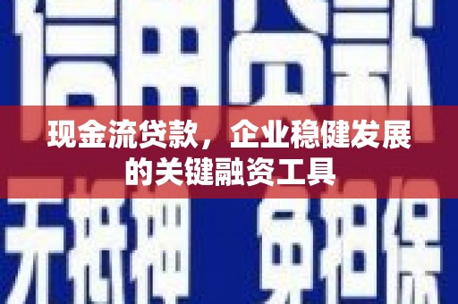 仙游现金流贷款，企业稳健发展的关键融资工具