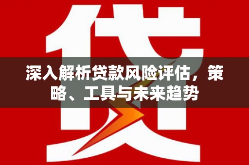 仙游深入解析贷款风险评估，策略、工具与未来趋势