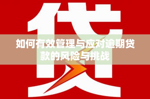 仙游如何有效管理与应对逾期贷款的风险与挑战