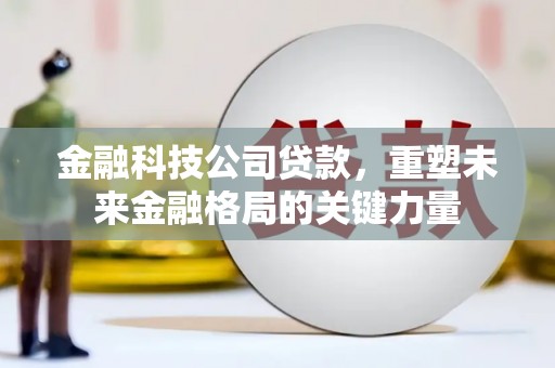 仙游金融科技公司贷款，重塑未来金融格局的关键力量