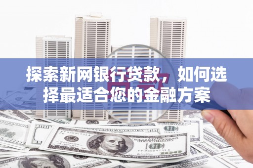 仙游探索新网银行贷款，如何选择最适合您的金融方案