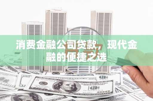 仙游消费金融公司贷款，现代金融的便捷之选