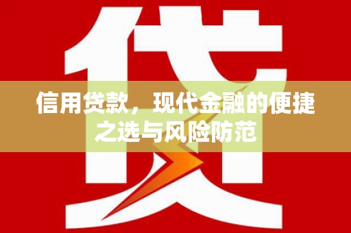 仙游信用贷款，现代金融的便捷之选与风险防范