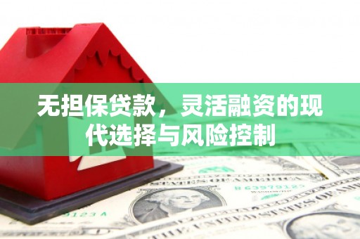 仙游无担保贷款，灵活融资的现代选择与风险控制