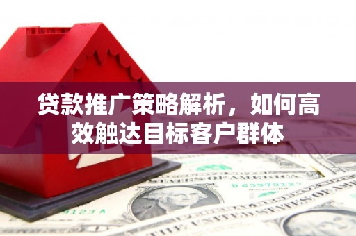 仙游贷款推广策略解析，如何高效触达目标客户群体