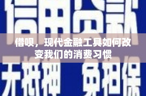 仙游借呗，现代金融工具如何改变我们的消费习惯