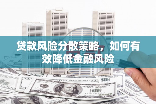 仙游贷款风险分散策略，如何有效降低金融风险