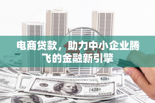 仙游电商贷款，助力中小企业腾飞的金融新引擎