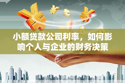 仙游小额贷款公司利率，如何影响个人与企业的财务决策