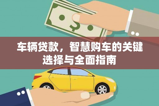 仙游车辆贷款，智慧购车的关键选择与全面指南