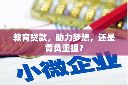 仙游教育贷款，助力梦想，还是背负重担？