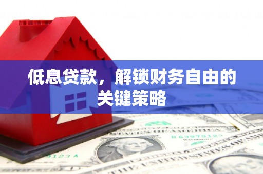 仙游低息贷款，解锁财务自由的关键策略