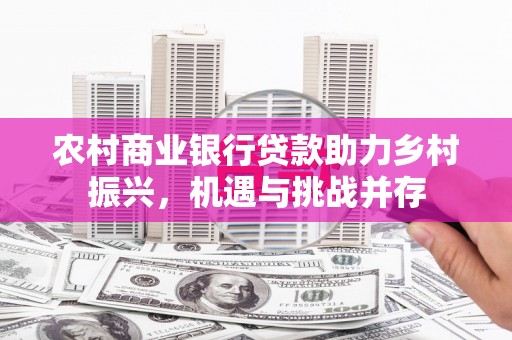 仙游农村商业银行贷款助力乡村振兴，机遇与挑战并存