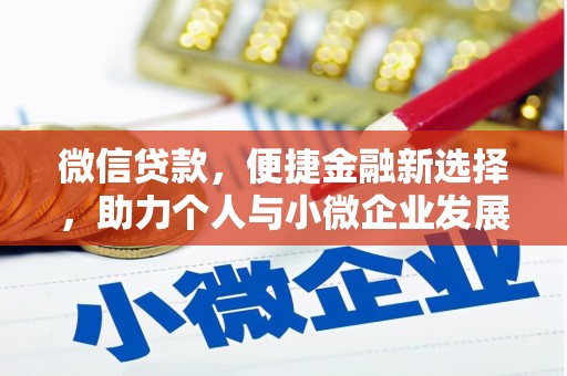 仙游微信贷款，便捷金融新选择，助力个人与小微企业发展