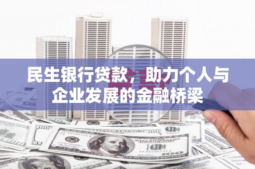仙游民生银行贷款，助力个人与企业发展的金融桥梁