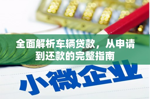 仙游全面解析车辆贷款，从申请到还款的完整指南