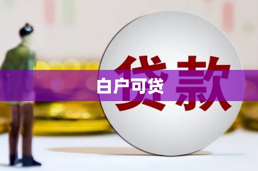 仙游白户可贷