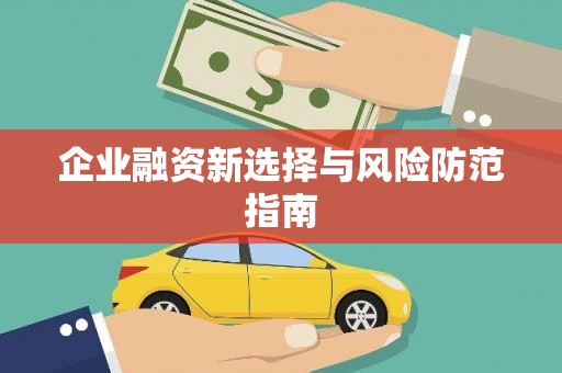 仙游企业融资新选择与风险防范指南