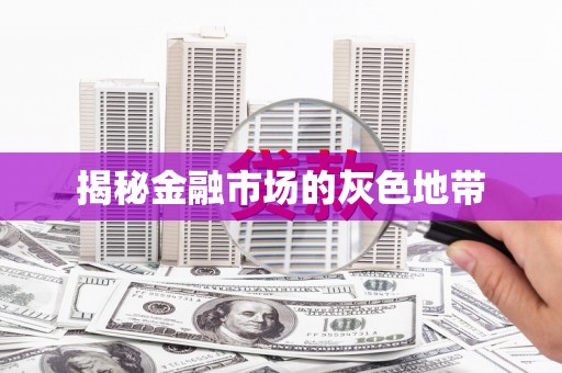 仙游揭秘金融市场的灰色地带