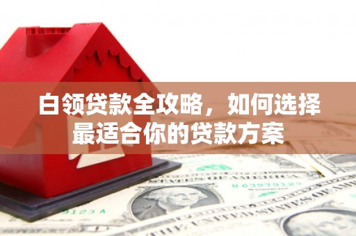 仙游白领贷款全攻略，如何选择最适合你的贷款方案