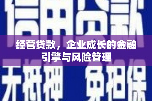 仙游经营贷款，企业成长的金融引擎与风险管理